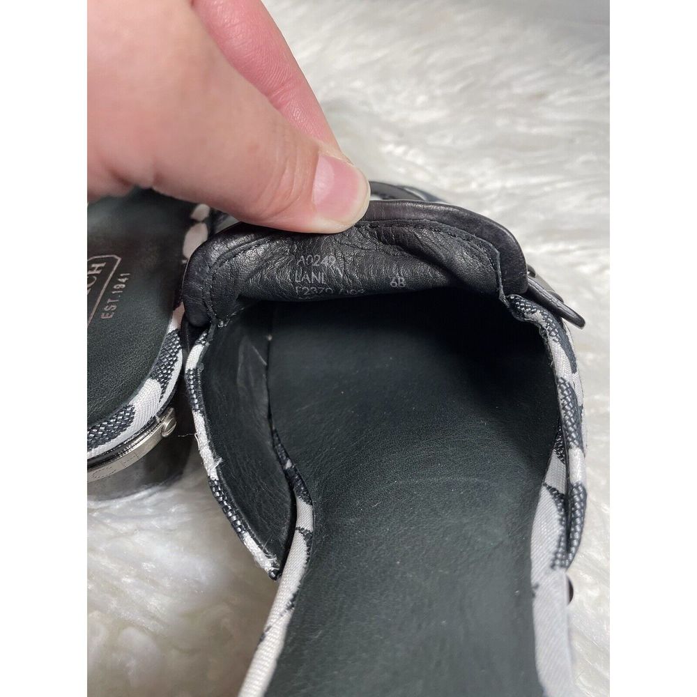 Coach Lani Slide On Heels - Size 6B - Great Condition - Picture 7 of 10